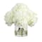 Wedding Collection 14in. Artificial Hydrangea Arrangement in Glass Vase